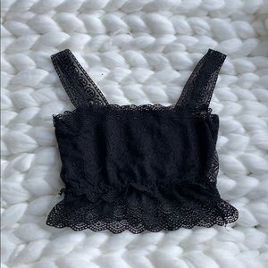 😁 Black Size S Bandeau Lace